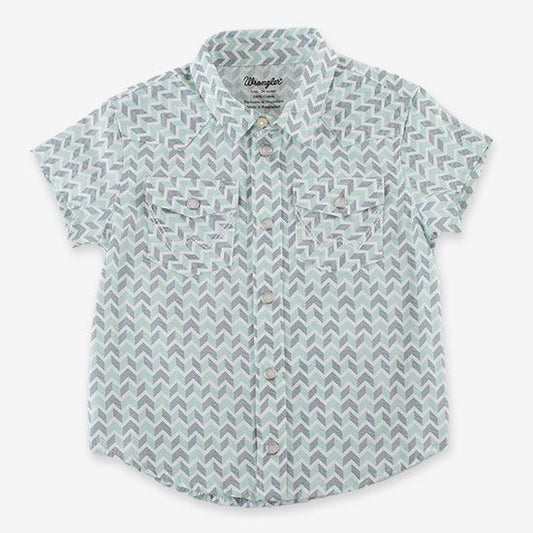 WRANGLER INFANT MINT SNAP SS