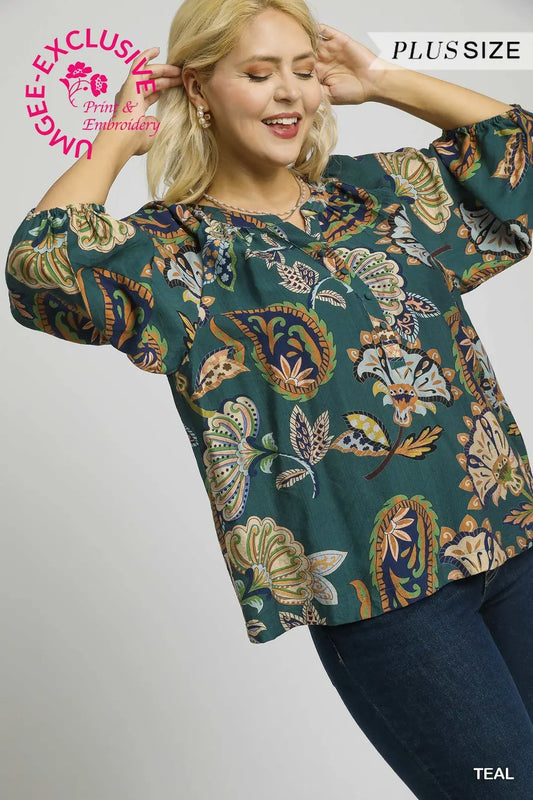 BOHO PAISLEY TOP