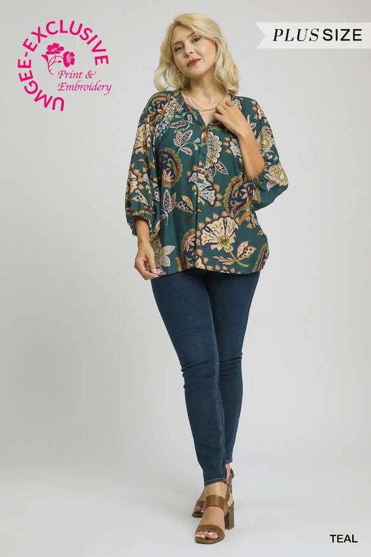 BOHO PAISLEY TOP