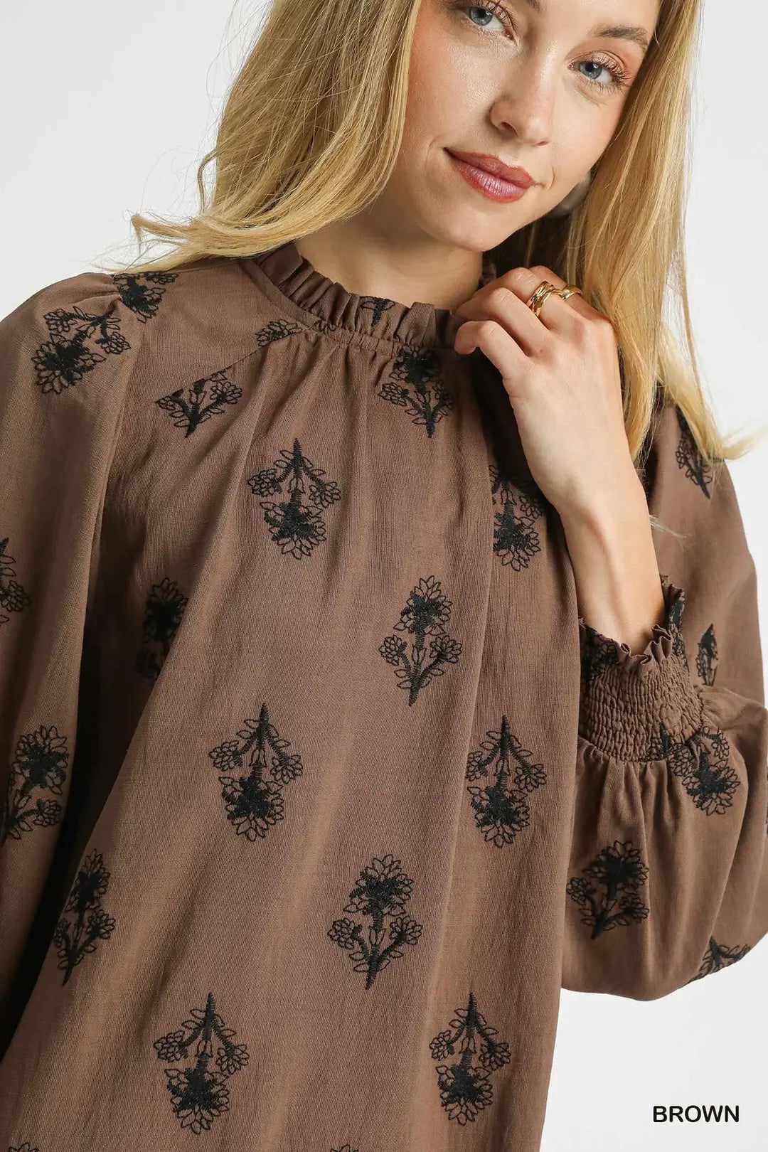 DEEP FALL FLOWER DRESS