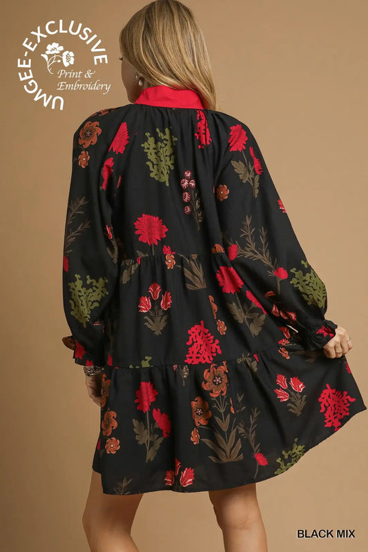 FLORAL CLASS DRESS