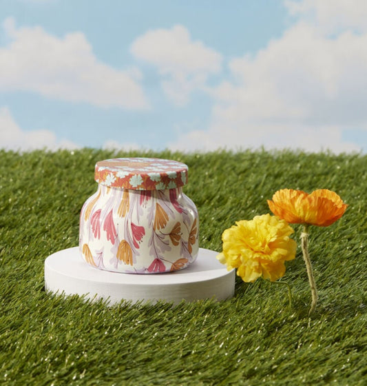 Capri Blue Pineapple Flower 8oz Pattern Play Candle