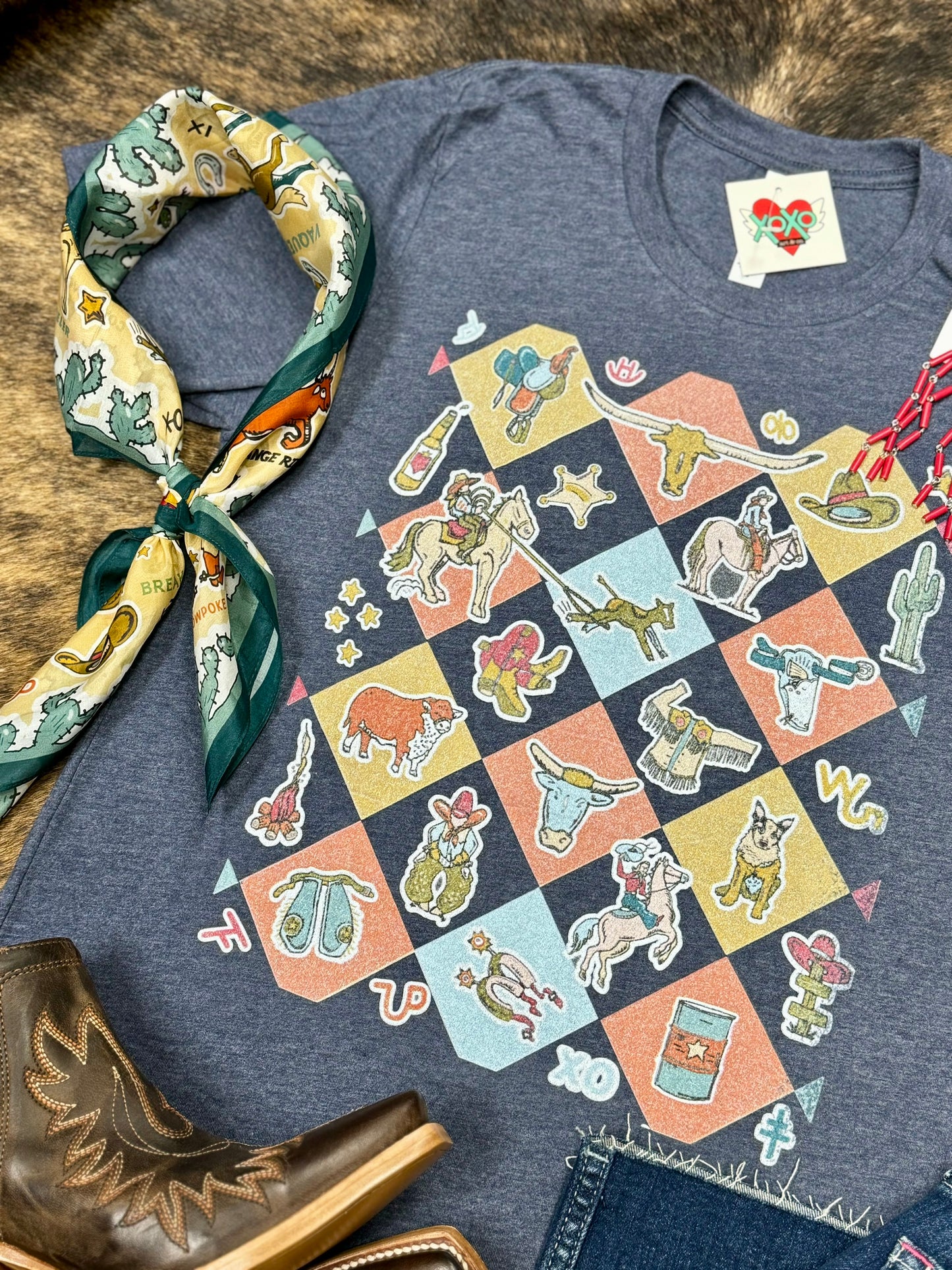 XOXO Giddy Up Tee