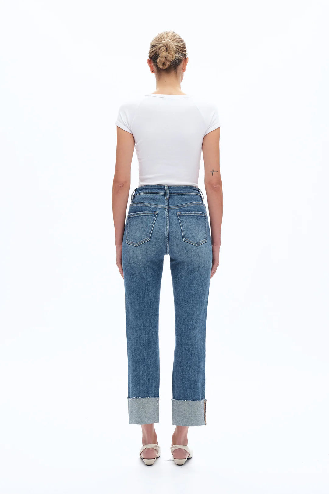 WMS HR STRAIGHT ROLLED HEM SURF JEAN