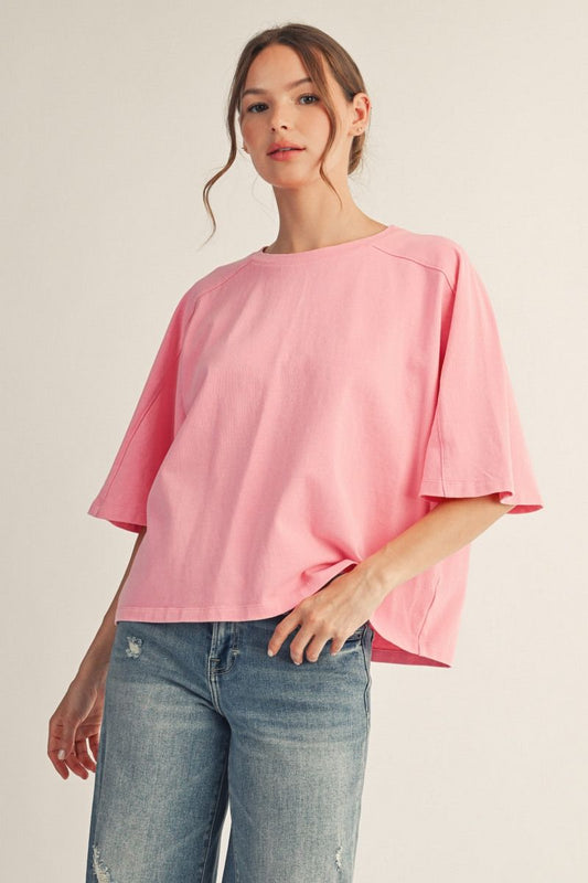 CASUAL PINK TOP