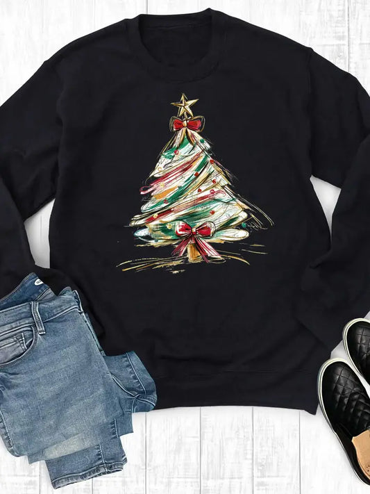 RETRO CHRISTMAS TREE SWEATER