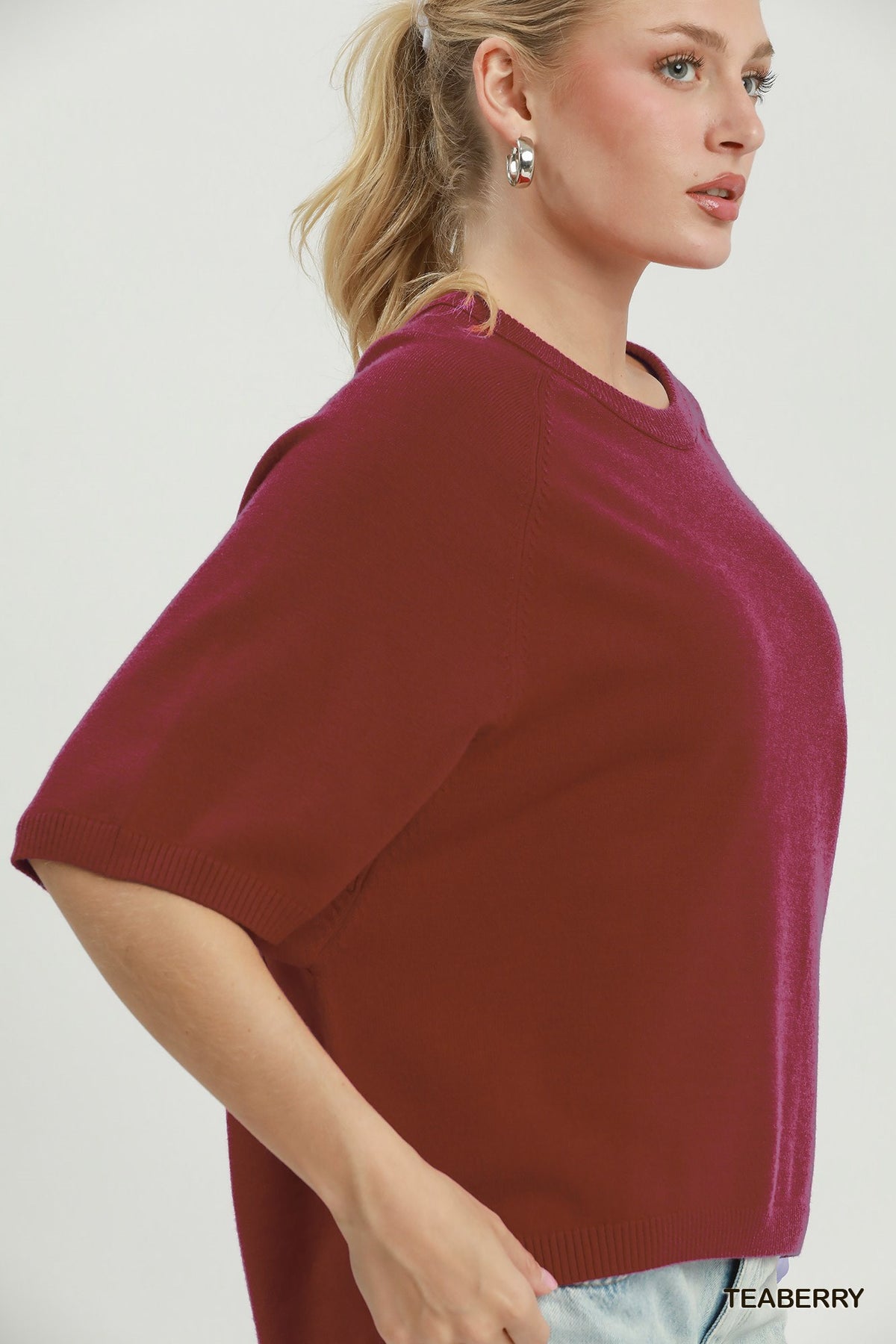 DOLMAN TEABERRY KNIT SWEATER
