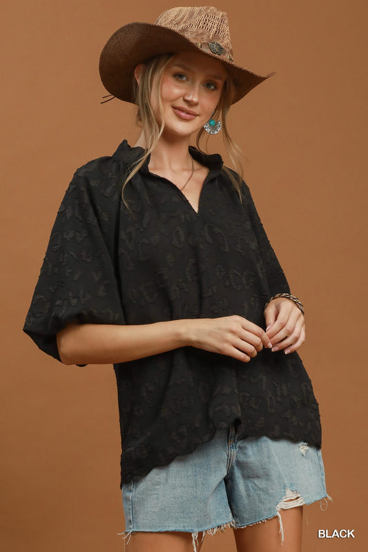 TEXTURED BLACK TOP