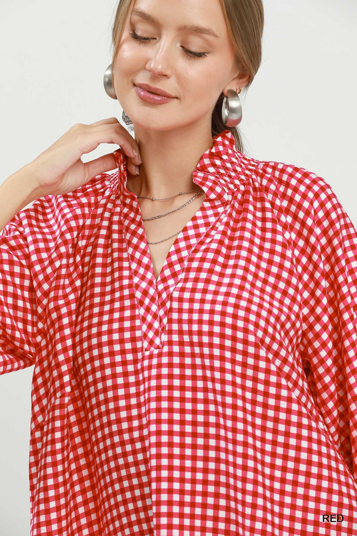 CLASS GINGHAM RED TOP