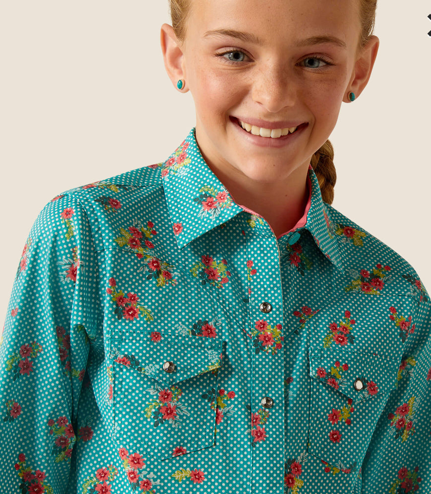 Ariat Girl Esmeralda Snap LS