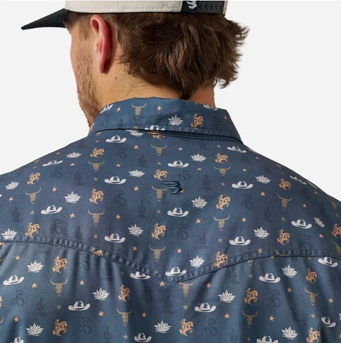 DESERT NIGHT PERFORMANCE BUTTON UP