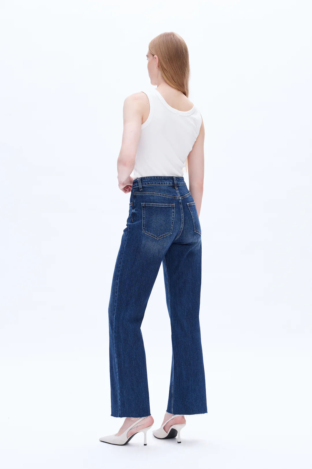GLACIER HIGH RISE WIDE LEG JEAN