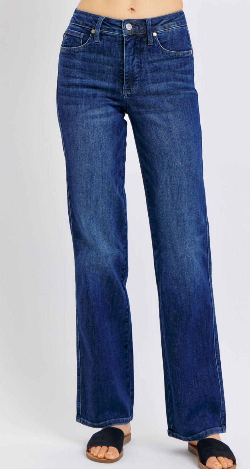 Judy Blue MR Tummy Control Straight Jeans