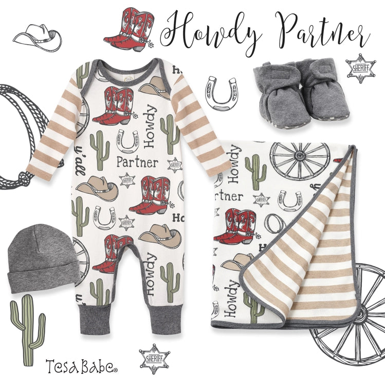 BABY HOWDY PARTNER ROMPER