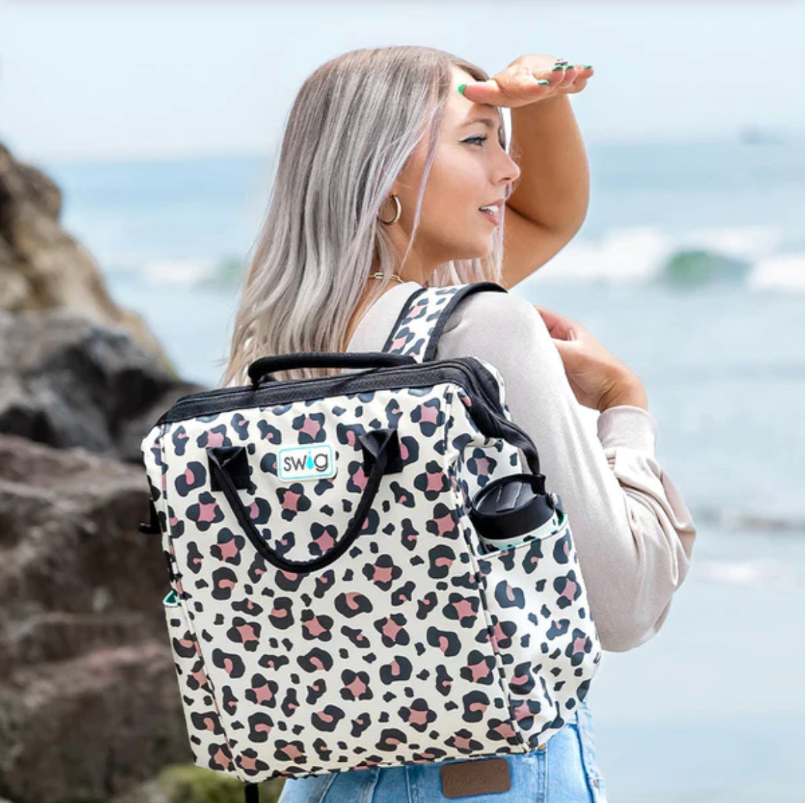 Luxy Leopard Packi Backpack
