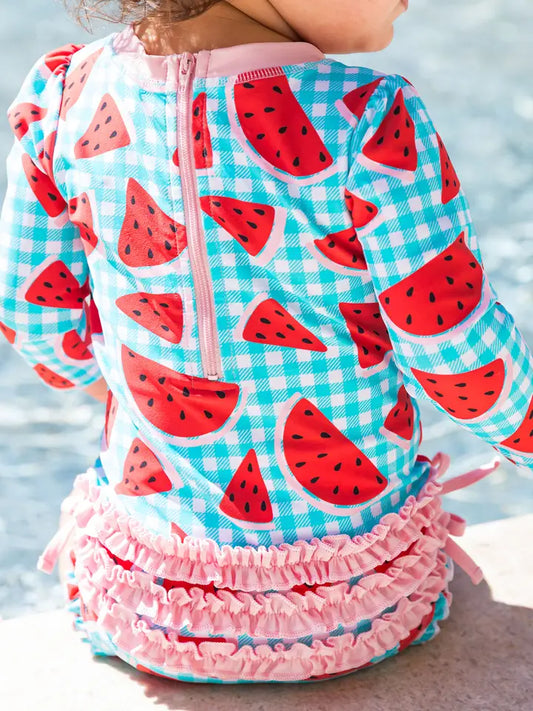 INFANT/TODDLER WATERMELON ONE PIECE SWIMSUIT