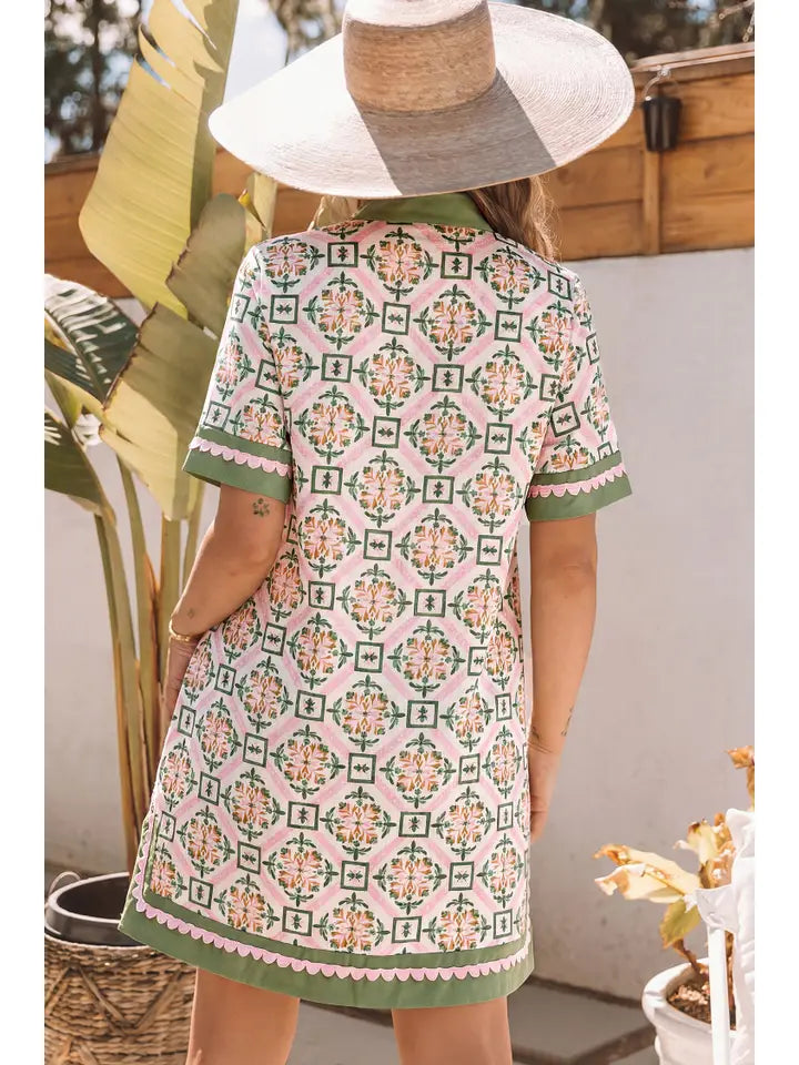 BOHO FLOWER DRESS