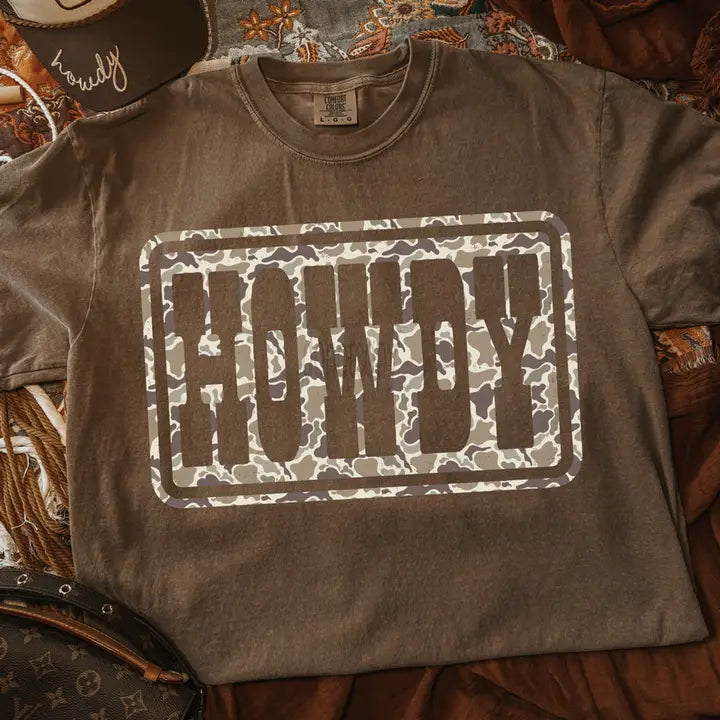 HOWDY CAMO TEE