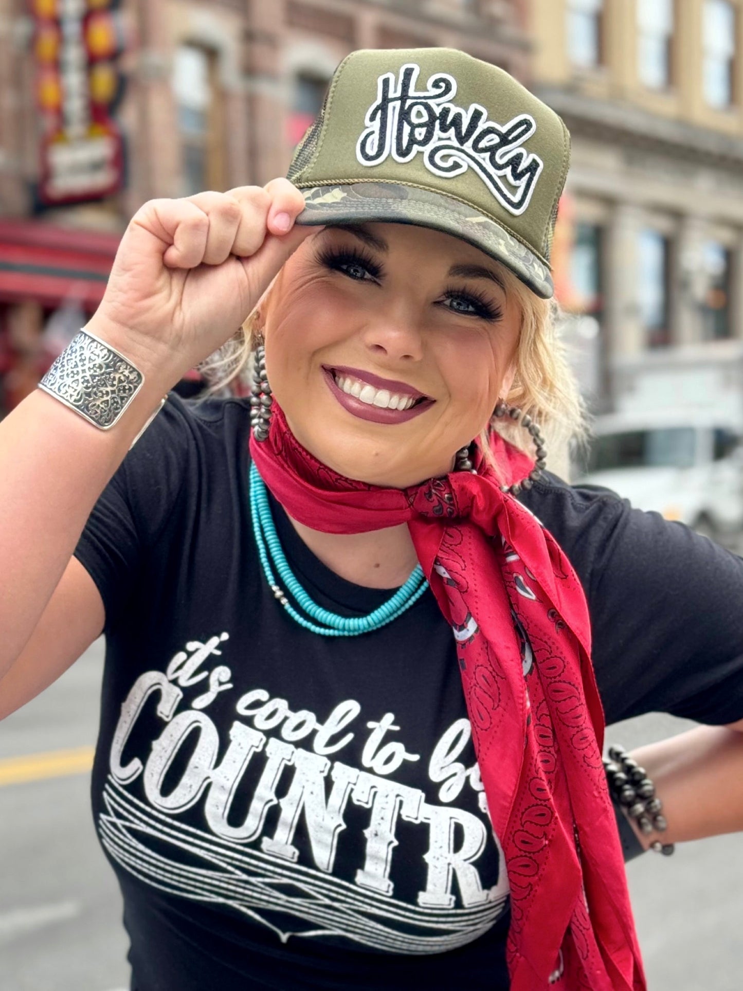 Cool To Be Country Black Tee