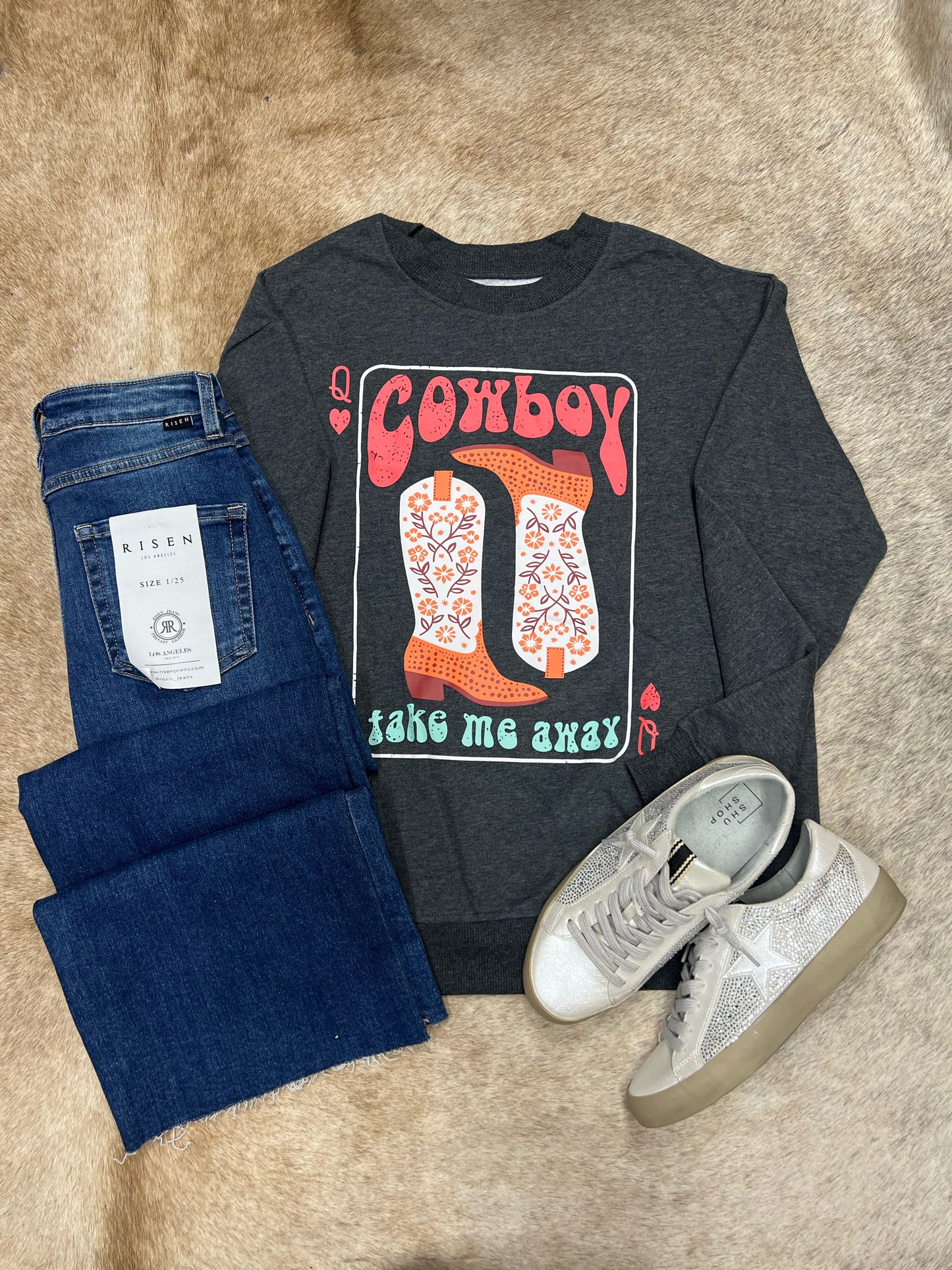 COWBOY QUEEN SWEATER