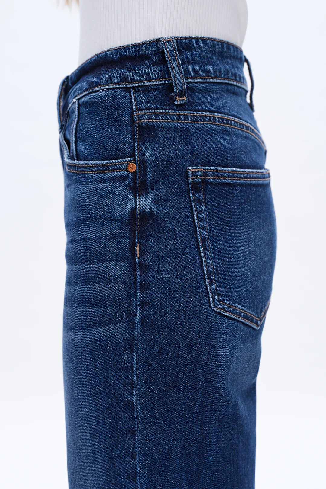 GLACIER HIGH RISE WIDE LEG JEAN