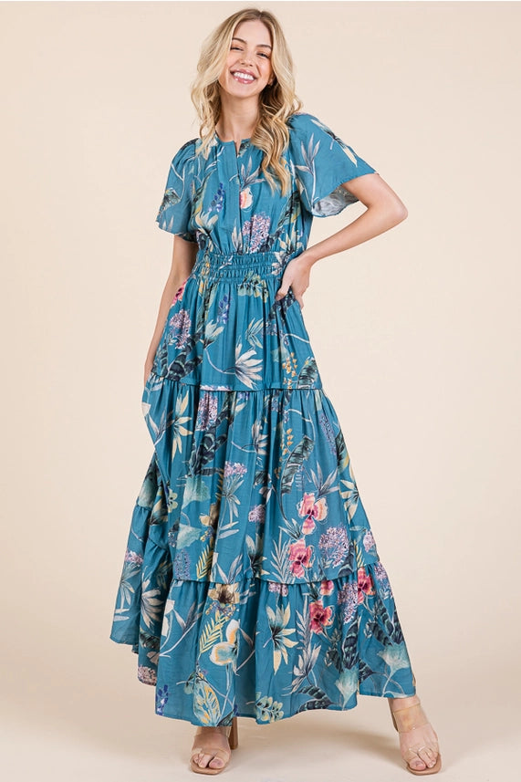 HAVANA FLORAL MAXI DRESS