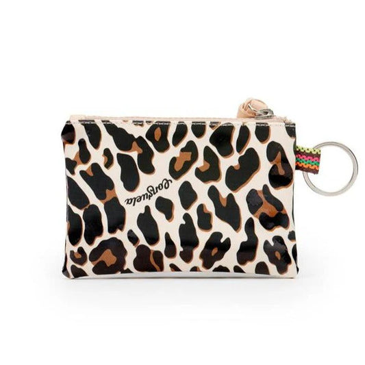 CONSUELA MONA BROWN LEOPARD POUCH