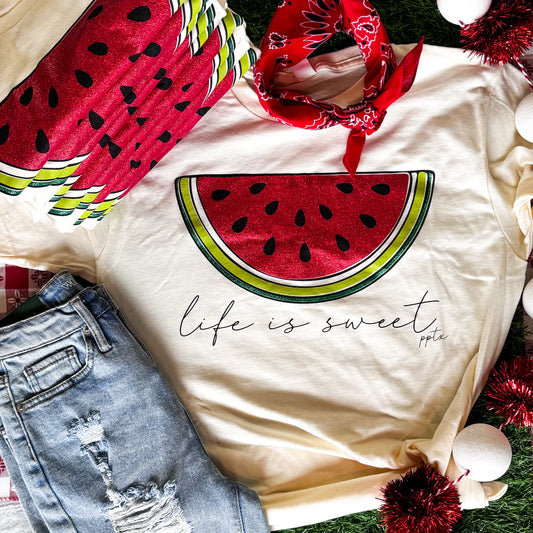 YOUTH LIFE IS SWEET WATERMELON TEE