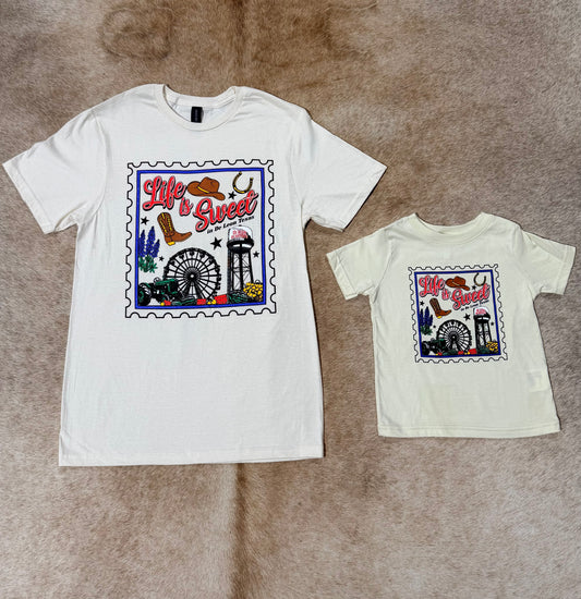 KIDS LIFE IS SWEET DE LEON, TX TEES