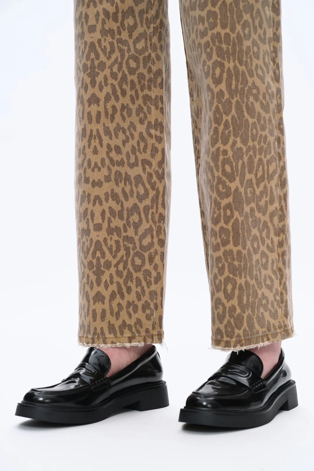 LEOPARD MR STRAIGHT JEAN