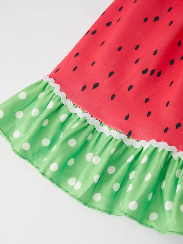 GIRLS WATERMELON DRESS