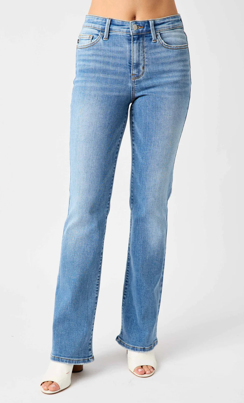 Judy Blue Mid Rise Bootcut Jeans