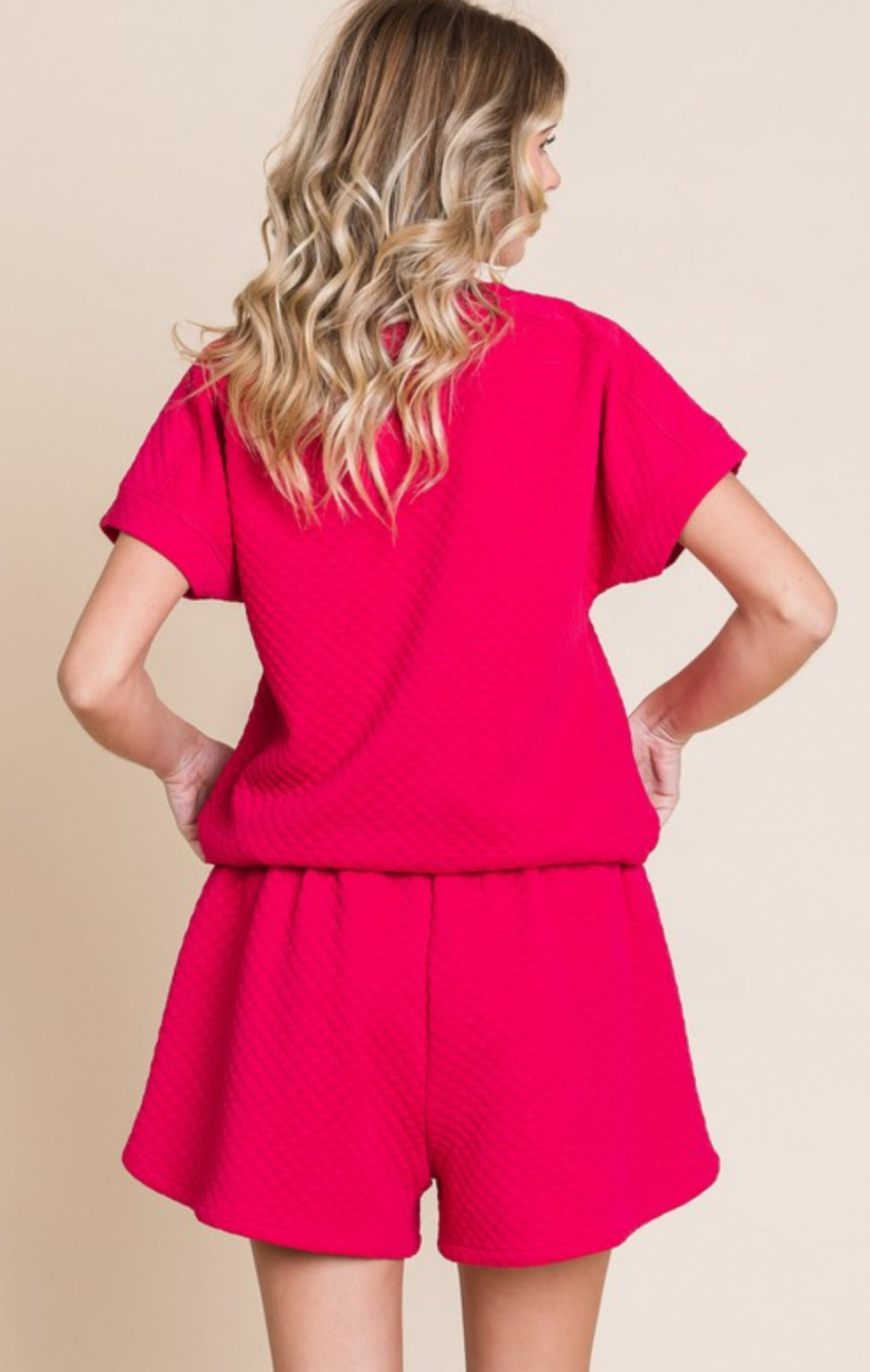 Dotted Scarlet Red Shorts