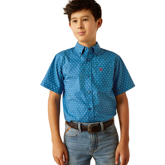 ARIAT BOYS SCOTT SS SHIRT