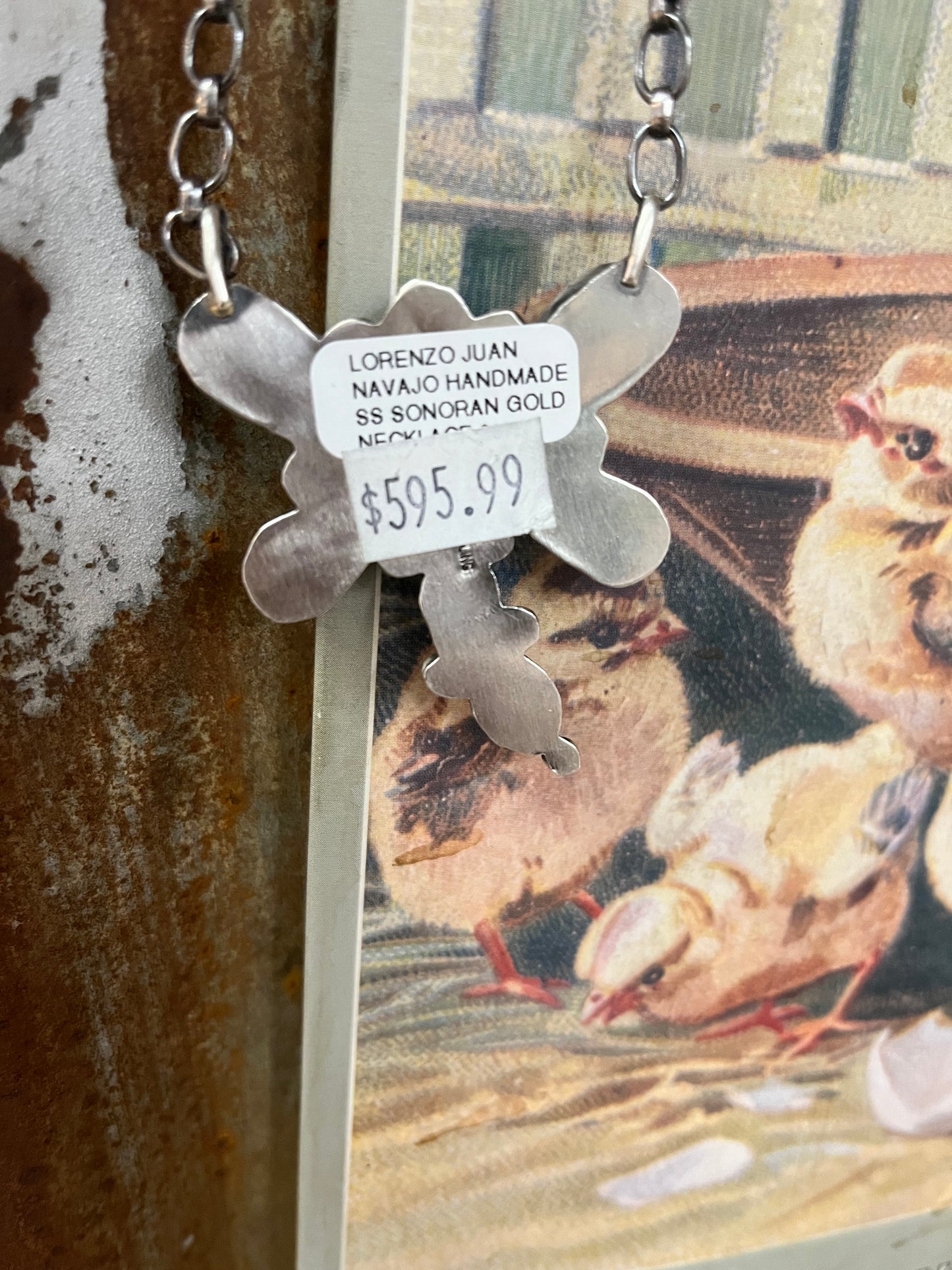 Sonoran Gold Dragon Fly Necklace