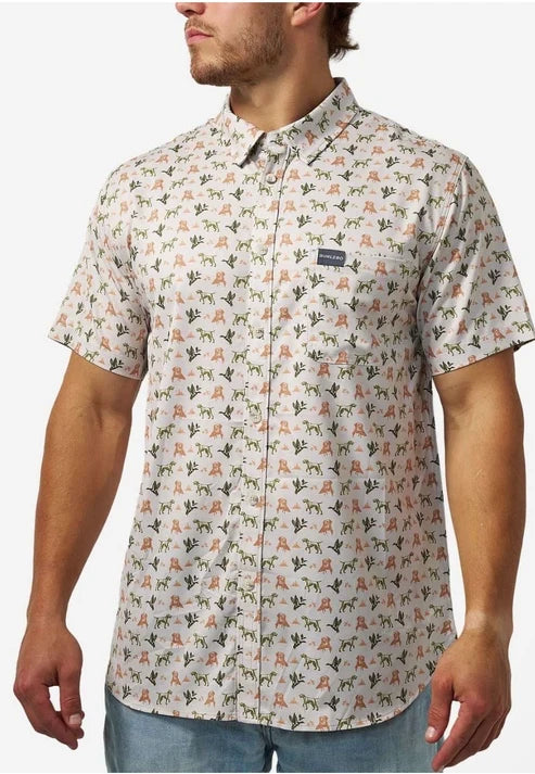 MALLARD DUCK DOG PERFORMANCE BUTTON UP
