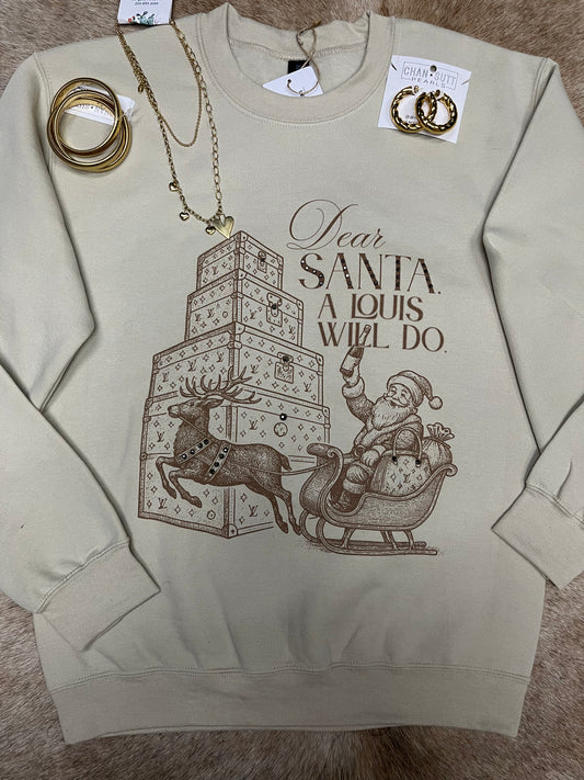 DEAR SANTA CREWNECK SWEATER