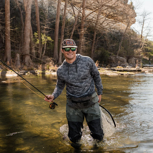 PERFORMANCE HOODIE - STONE CAMO