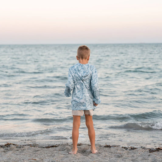 YOUTH PERFORMANCE SEASIDE CAMO HOODIE