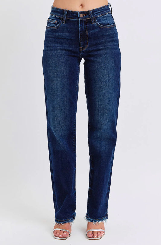 Judy Blue Straight Fray Jean