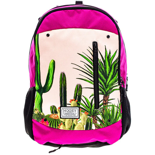 HOOEY ROCKSTAR W/CACTUS PINK PRINT BACKPACK