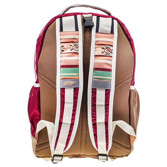 HOOEY OX BURGUNDY/TAN W/AZTEC BACKPACK