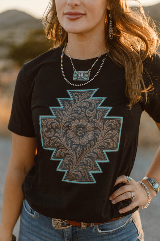 BRONZED BLOOM TEE