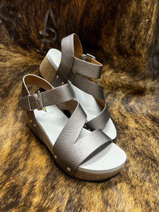 V Biloxi Strappy Wedge