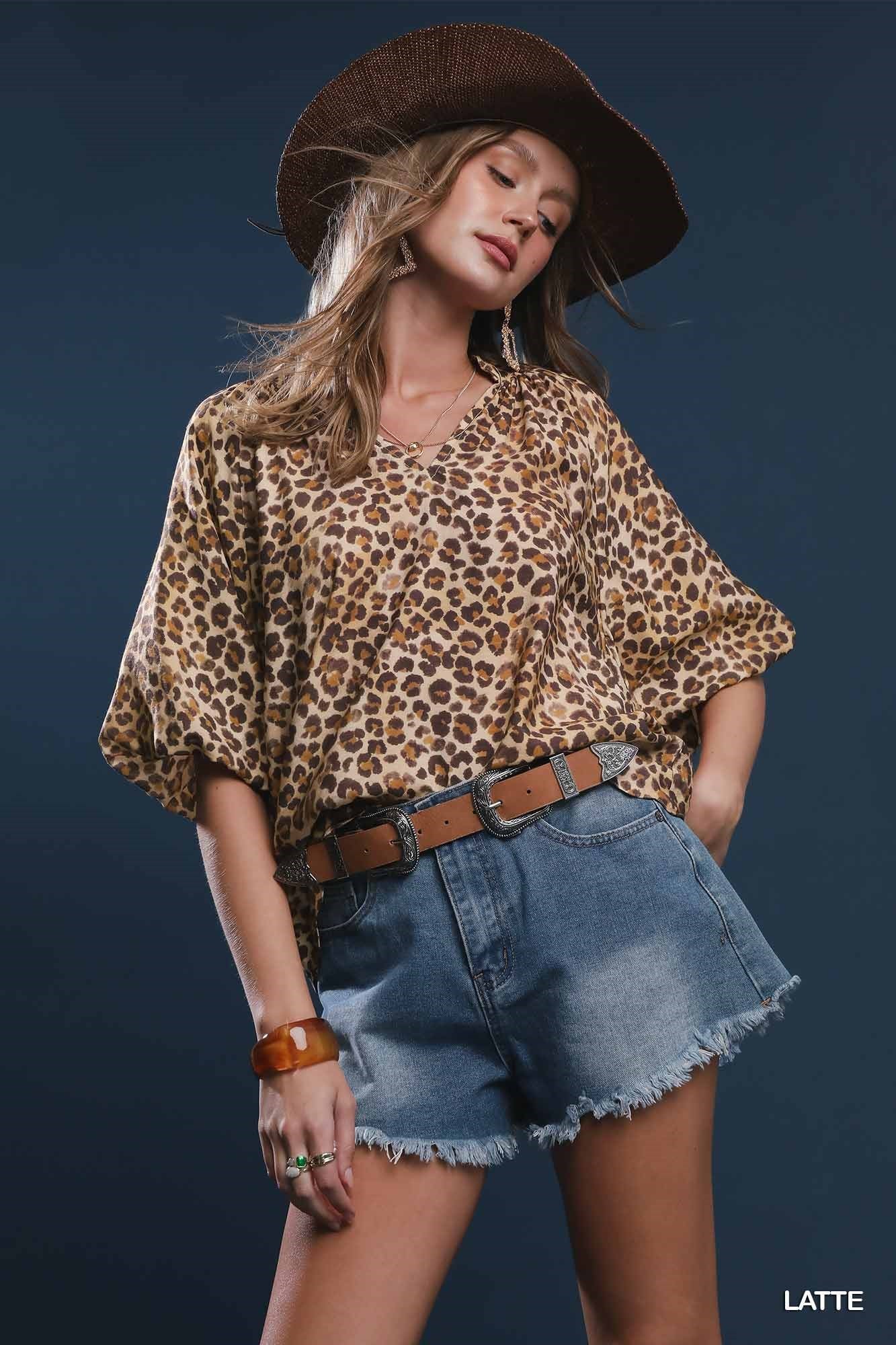 BUBBLE SS ANIMAL BLOUSE