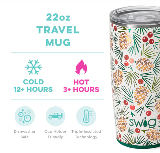 All Spruced Up 22oz Travel Mug