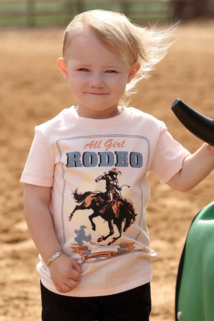 GIRLS PINK TODDLER TEE