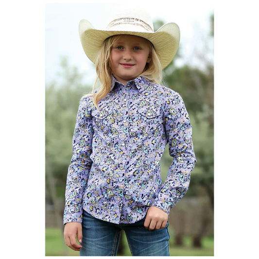 GIRLS LILAC LS SHIRT