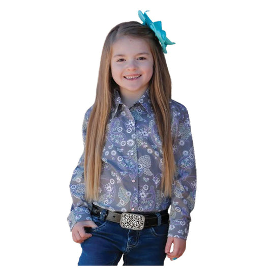 CRUEL GIRL LILAC FLORAL LS