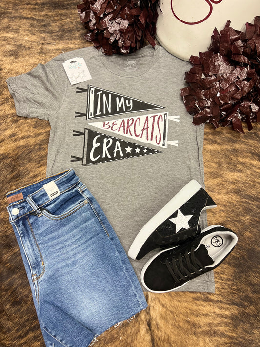 Bearcat Maroon Glitter Tee